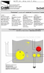 CAME S4340C Manuel rapide