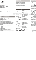 Acoustic Research AW826 Installation And Operation Manual