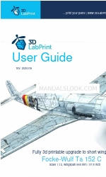 3DLabPrint Focke-Wulf Ta 152 C Manuale d'uso