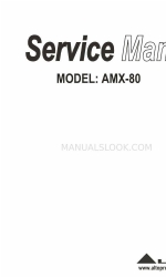 Alto AMX-80 Service-Handbuch