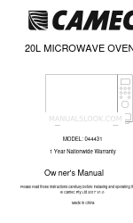 Camec 044431 소유자 매뉴얼