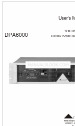Alto DPA 6000 Kullanıcı Kılavuzu