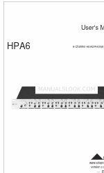 Alto HPA6 Manual do utilizador