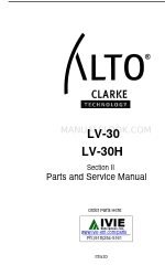 Alto ALTO LV-30H Посібник з експлуатації та обслуговування