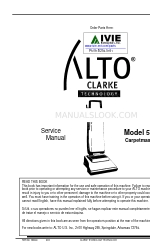 Alto ClarKE 577 Carpetmaster Servis Kılavuzu