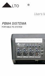 Alto PBM4 SISTEMA Benutzerhandbuch