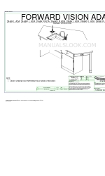 DIVERSIFIED SPACES FORWARD VISION 2946KF-L-ADA Series Інструкція з монтажу Посібник з монтажу