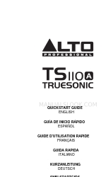 Alto Professional TRUESONIC TS110A 빠른 시작 매뉴얼