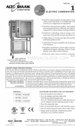 Alto-Shaam 10.18 ES / ESi Технічні характеристики