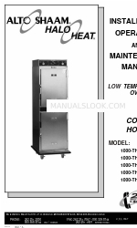 Alto-Shaam 1000-TH-I/HD/PT Instrucciones de instalación, uso y mantenimiento