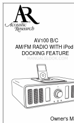 Acoustic Research AV100 B Gebruikershandleiding