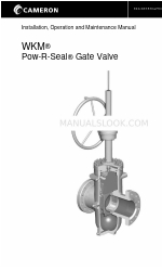 Cameron Pow-R-Seal WKM 1 インストレーション、オペレーション、メンテナンスマニュアル