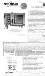 Alto-Shaam COMBITOUCH SERIES 6 10ESG Especificaciones