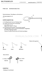 BALTENSWEILER PINA LED Assembly And Operating Instructions