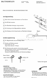 BALTENSWEILER PINA LED W Assembly And Operating Instructions