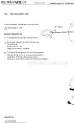 BALTENSWEILER PIO Instruções de utilização