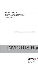 Acoustic Signature INVICTUS 取扱説明書