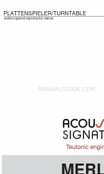 Acoustic Signature MERLIN Instruction Manual