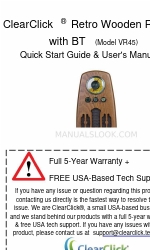 ClearClick VR45 Quick Start Manual & User Manual