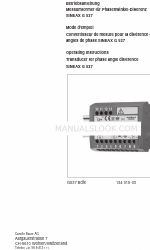 Camille Bauer SINEAX G 537 Manuel d'utilisation