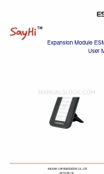 esense SayHi ESM32 Manual del usuario