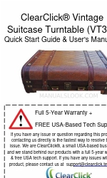 ClearClick VT32 Quick Start Manual And User Manual