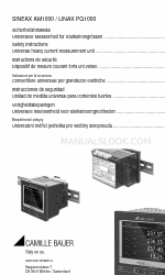 Camille Bauer LINAX PQ1000 Instrucciones de seguridad