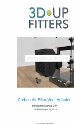 3DUpFitters 3D Printer Carbon Air Filter Kurulum Kılavuzu