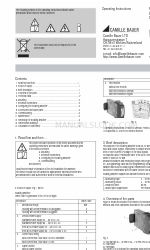 Camille Bauer SINEAX TV 809 Operating Instructions