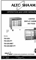 Alto-Shaam 750-GDU/MET Manual de uso y mantenimiento