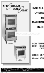 Alto-Shaam 767-SK Series Manuel d'installation, d'utilisation et d'entretien