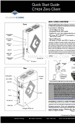 ClearCube C7424 Manuel de démarrage rapide