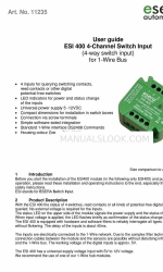 esera automation 11235 Panduan Pengguna