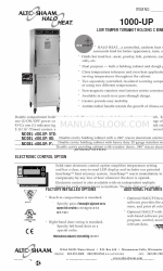 Alto-Shaam Halo Heat 1000-UP/HD Specification Sheet