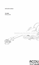 Acoustic Signature TA-9000 Instrukcja obsługi