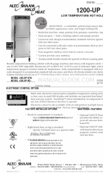 Alto-Shaam HALO HEAT 1200-UP/STD Specification Sheet