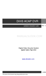 Divis ACAP Series Manuale di installazione dell'hardware