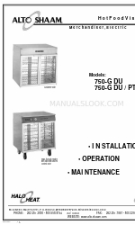 Alto-Shaam HALO HEAT 750-GDU Instalación Funcionamiento y mantenimiento