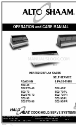 Alto-Shaam HALO HEAT ED2-48/P Manuel d'utilisation et d'entretien