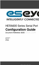 Eseye HERA600 Series Manual de configuração