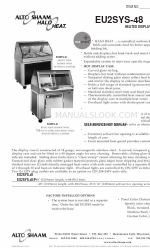 Alto-Shaam HALO HEAT EU2SYS-48 사양 시트