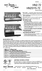 Alto-Shaam Halo Heat HN2SYS-72/PL Especificaciones