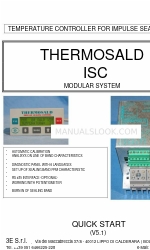 3E THERMOSALD ISC Manuel de démarrage rapide