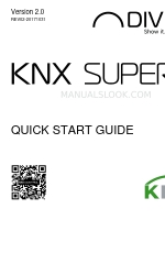 Divus KNX SUPERIO Manual de inicio rápido