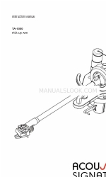 Acoustic Signature TA-1000 Manual de instruções