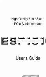 ESI ESP1010e ユーザーマニュアル