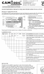 Camlogic PFG05 Series Manual de uso y mantenimiento