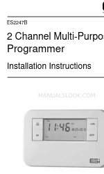 ESI ES2247B Manual de instrucciones de instalación