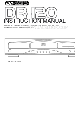 ACOUSTIC SOLUTIONS DR-120 Buku Petunjuk