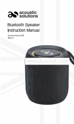 ACOUSTIC SOLUTIONS Q08S Manuale di istruzioni